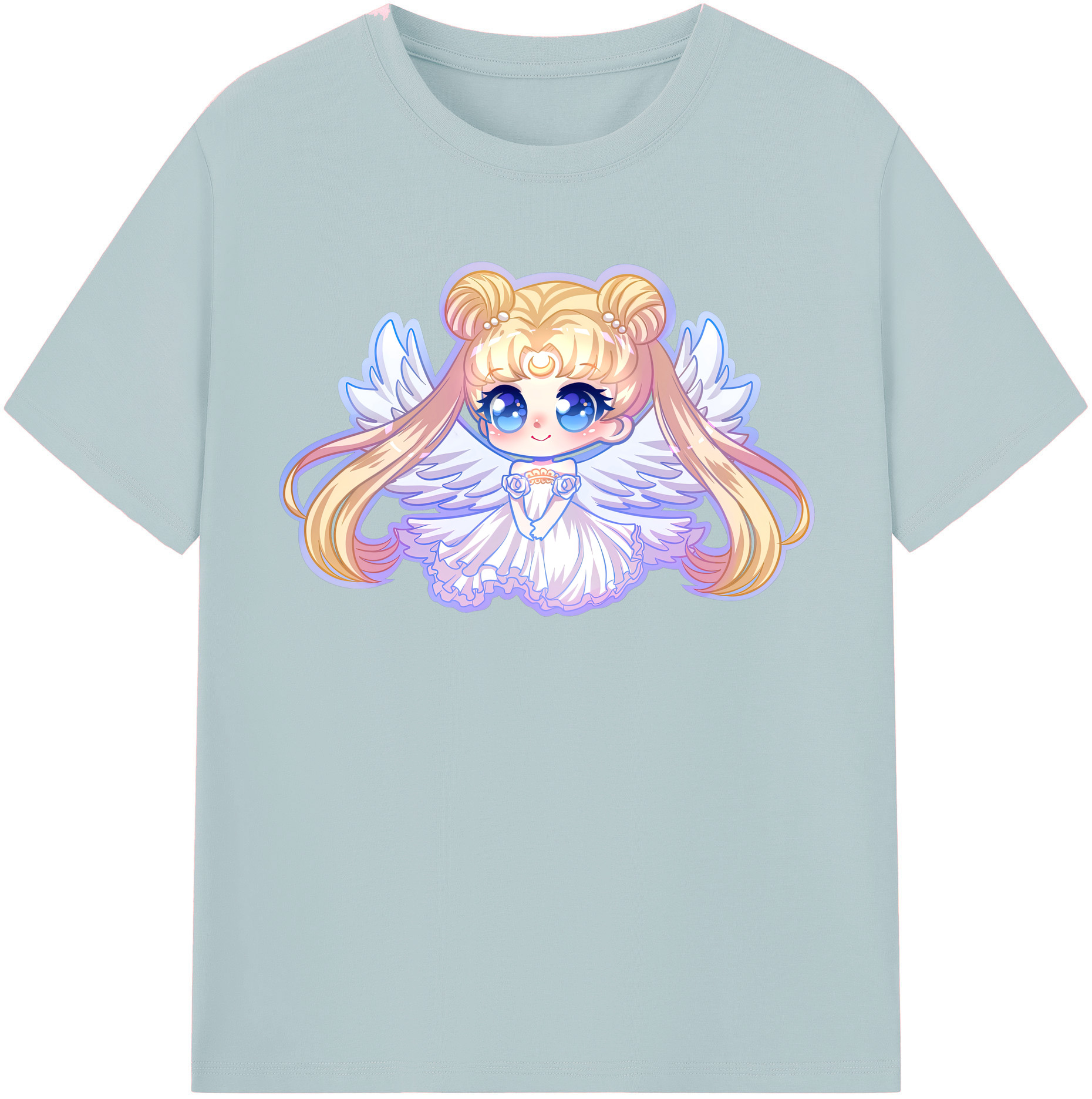 （画像用） 美少女戦士セーラームーン 愛野 美奈子 あいの みなこ Sailor Moon Aino Minako 綿100％半袖Tシャツ（フロントプリント）